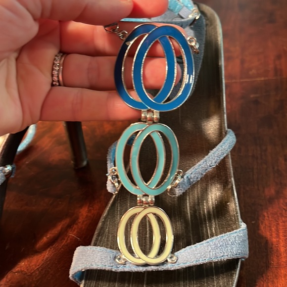 Wild Rose heels, sz 8.5m - Picture 7 of 16